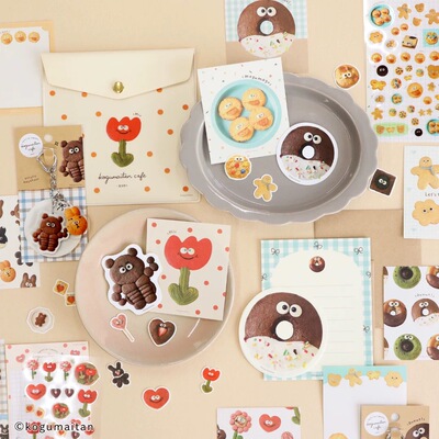 日本古川纸工丑萌甜品小人便签