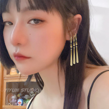 手作加珠版 海贼王周边罗罗诺亚索隆同款耳环三刀流耳钉无耳洞夹