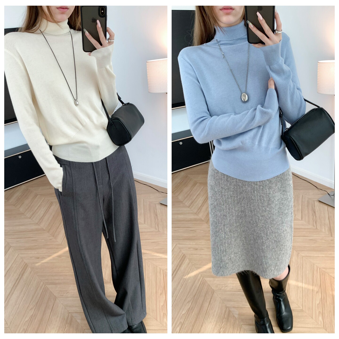 心机好比例 高领针织衫打底秋冬羊毛混纺长袖毛衣百搭纯色内搭女,女装/女士精品,毛针织衫,淘宝优惠券,粉丝福利购,淘宝优惠卷