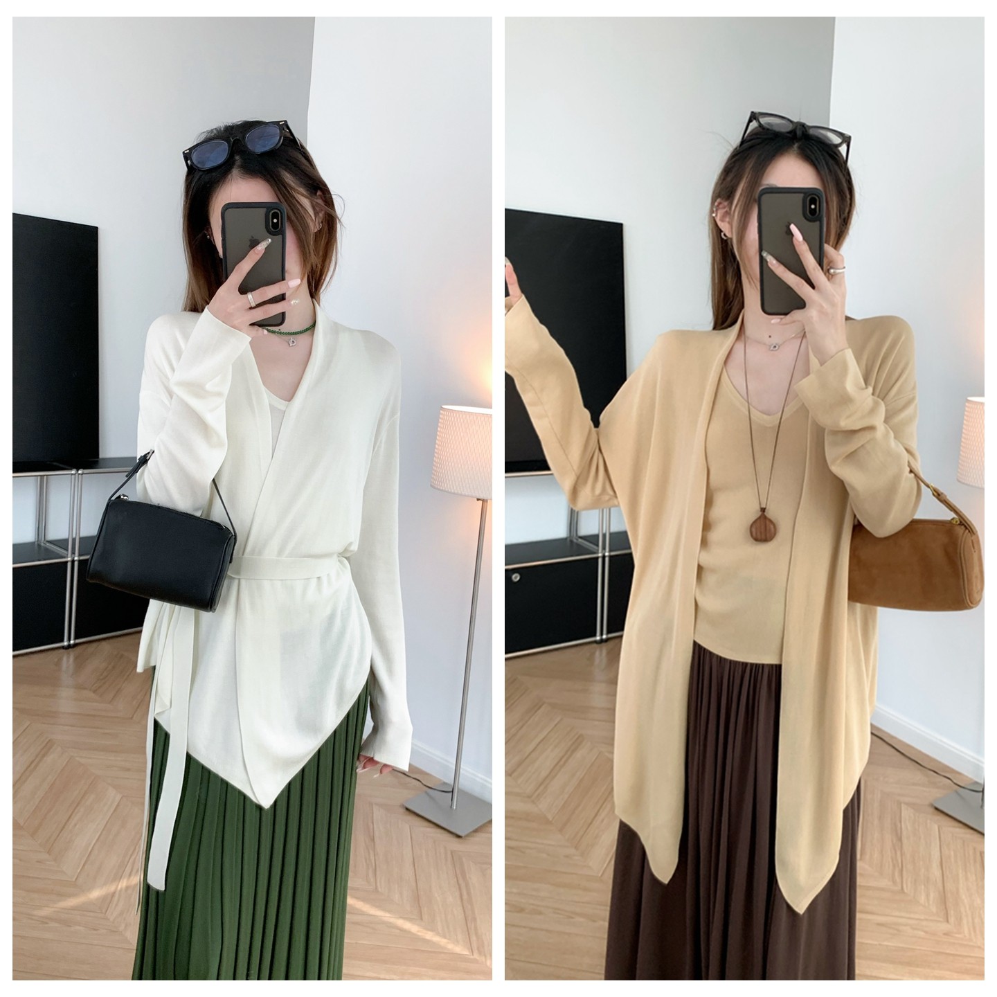 慵懒的优雅 早春天丝腰带针织衫开衫气质通勤长袖外搭莱赛尔披肩,女装/女士精品,毛针织衫,淘宝优惠券,粉丝福利购,淘宝优惠卷