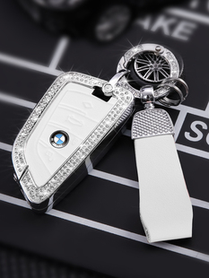 适用奔驰钥匙套c260l包a200l gle35扣gla200满钻合金壳S级C级E级