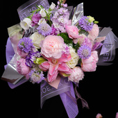 高端芍药西安鲜花速递同城配送花束混搭花店母亲节生日闺蜜女朋友