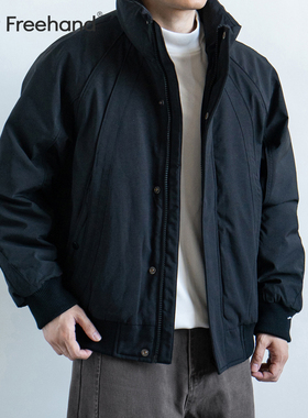 LFH写意 90灰鸭绒立领修身防风保暖羽绒服男冬季新款加厚夹克外套