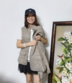 上海现货英国barbour无蜡菱格棉服女士马甲春秋背心绗缝马甲