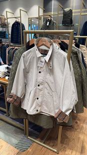现货英国barbour os transport无蜡防水风衣春款上新宽松男女日系