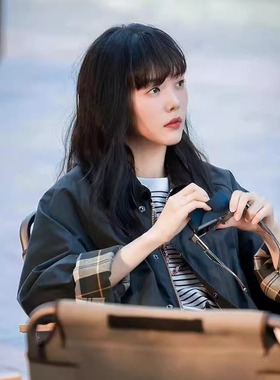 蔡文静同款上海现货barbour OS bedale日版宽松oversize油蜡外套