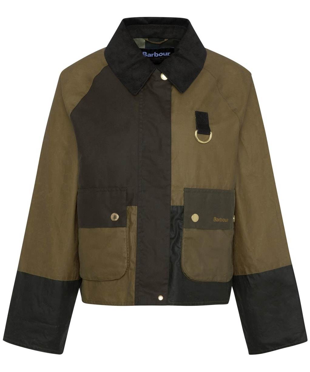 Barbour Alma英国正品女士经典复古油蜡外套拼色钓鱼夹克LWX1465,女装/女士精品,短外套,淘宝优惠券,粉丝福利购,淘宝优惠卷