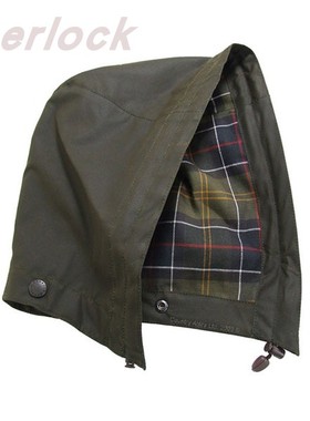 正品现货barbour ashby bedale beadnell油蜡外套风帽雨帽通用