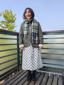 上海现货Barbour Deveron经典加绒加厚羊羔绒菱格棉服女士棉衣