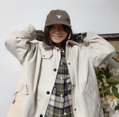 26SS新品现货Barbour Transport Peach无蜡夹克外套男女mca0931