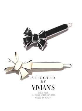 甜美蝴蝶结青蛙扣夹  法国佩妮Chaplet正品边夹发夹树脂韩国发饰