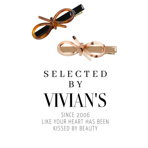 佩妮Chaplet法式优雅蝴蝶结边夹