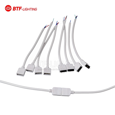 led灯带rgbW4pin5pin白色接头