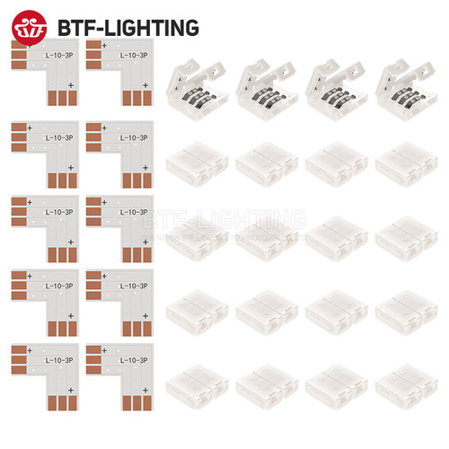 LED灯带用免焊接固定卡扣连接器