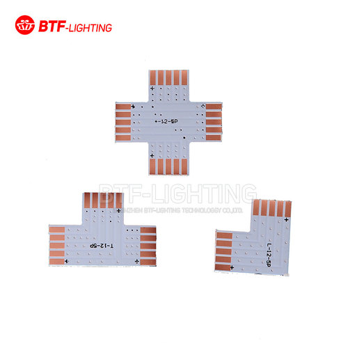 led免焊接卡扣配件rgbw灯带12mm
