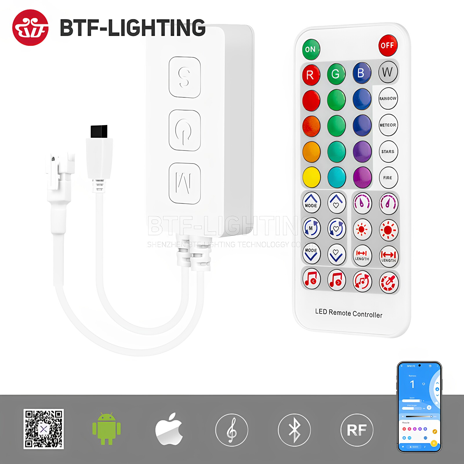 sp617e全彩SK6812rgbw芯片控制器
