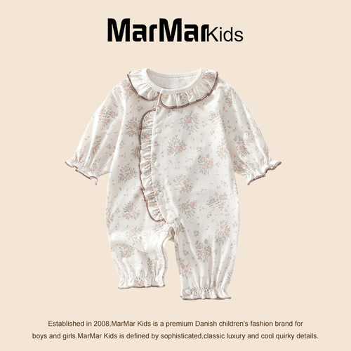 MARMARKIDS碎花薄款连体衣