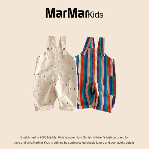 MARMARKIDS纯棉儿童背带裤