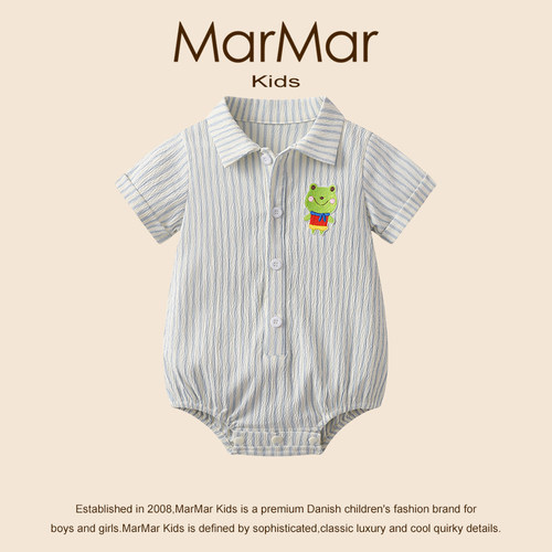 丹麦MARMARKIDS夏季短袖连体衣