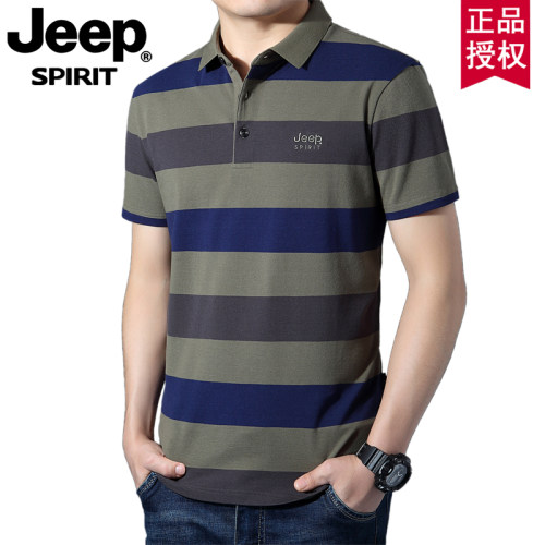 吉普jeep正品全棉舒适短袖t恤
