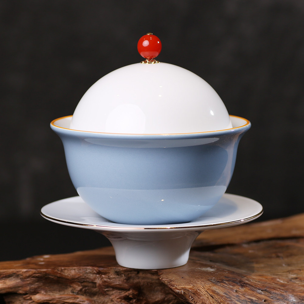 匠厨创意餐具新款新中式位上汤盅盖碗盅位上佛跳墙盅会所餐具
