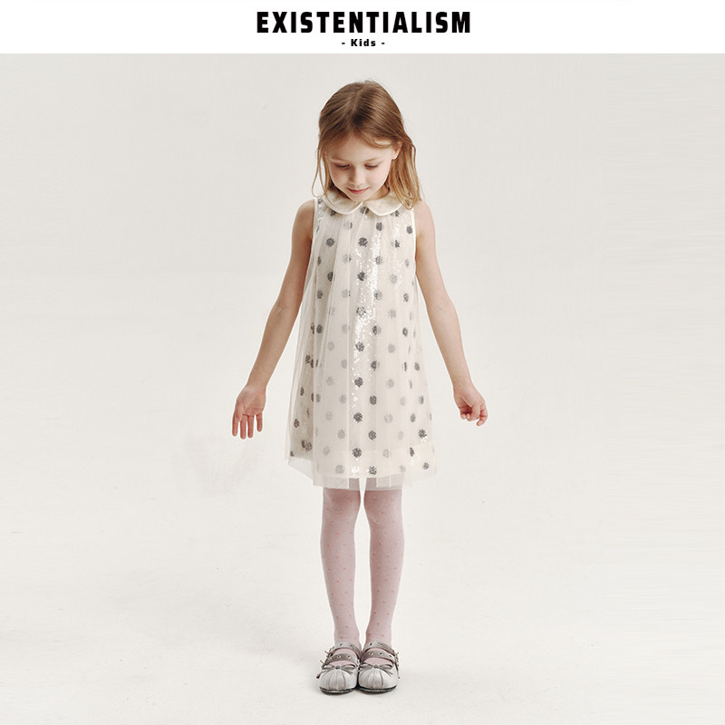 EXISTENTIALISMKids亮片娃娃裙