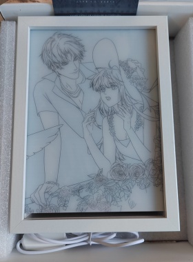 二创同人谷光与夜之恋智能灯光画USB插电款摆件查理苏陆沉夏鸣星