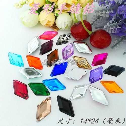 Акриловые мульти -колорные аксессуары из алмаза с алмазом.