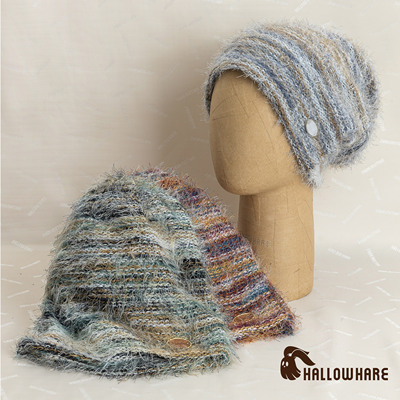 韩版ins风流苏毛线冷帽堆堆帽