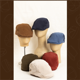 HallowHare基础款低饱和复古灯芯绒鸭舌帽