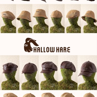 HallowHare PU系列棒球帽贝雷帽渔夫帽鸭舌帽报童帽海军帽