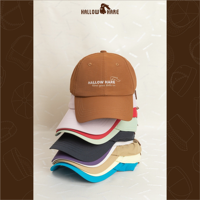HallowHare速干基础棒球帽简约百搭夏日多巴胺ins时尚气质棒球帽