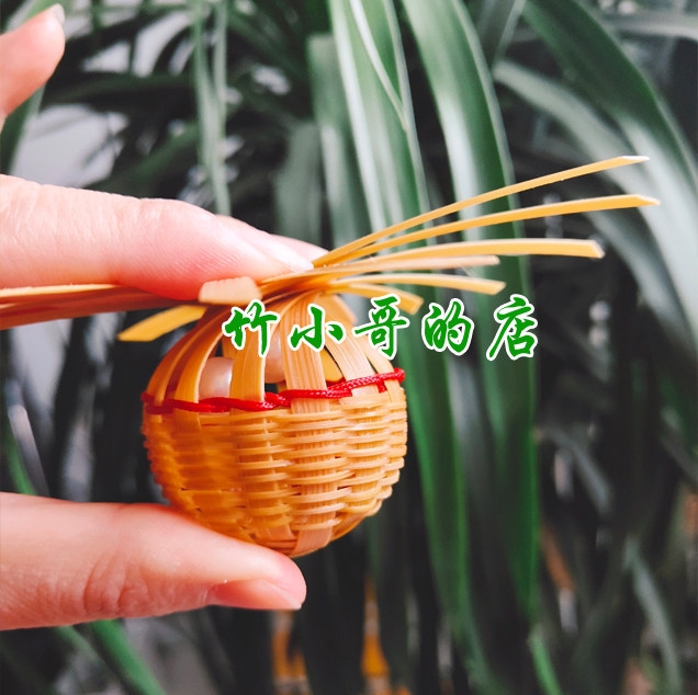竹小哥天然手工细竹丝竹条竹编材料蝈蝈笼香囊铃铛无竹节胎瓷竹篾
