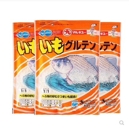 丸九饵料日本进口原装大黄鲫鱼饵 野钓 黑坑 竞技配方海外版250克