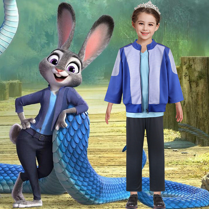 zootopia衣服儿童judy装扮rabbit