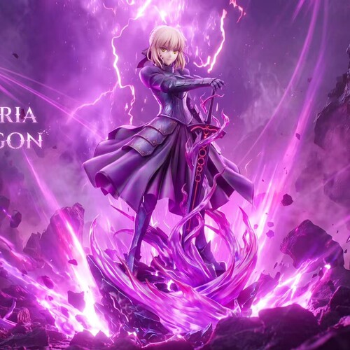 黑呆saber女雕系列手办雕像