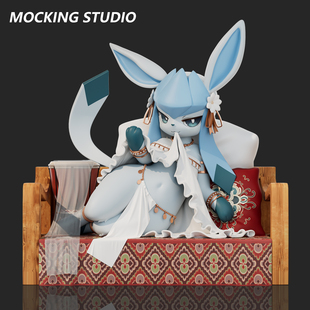 【九月JJ2店】定金主意玩家工作室 舞娘伊布系列-冰伊布 女雕系列