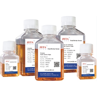 Zeta life Fetal Bovine Serum 胎牛血清 乌拉圭  Z7181FBS-500