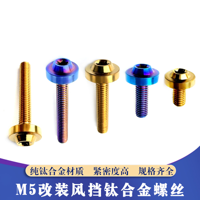 摩托车钛合金风挡螺丝