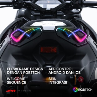 适用于23 雅马哈XMAX改装 LED尾灯 XMAX升级印尼JPA中国结尾灯 26款