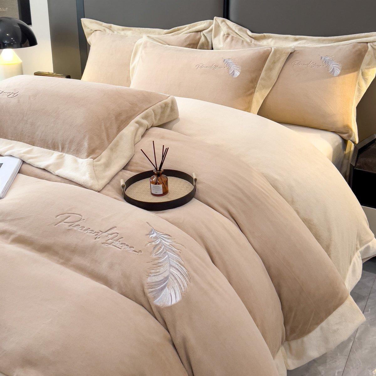 牛奶绒四件套2024新款冬季珊瑚绒加厚保暖被套双面加绒床品三件套,床上用品,学生床品套件,淘宝优惠券,粉丝福利购,淘宝优惠卷