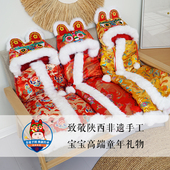 手工刺绣宝宝虎头斗篷新生儿满月保暖防风披风百天周岁 壹和织道