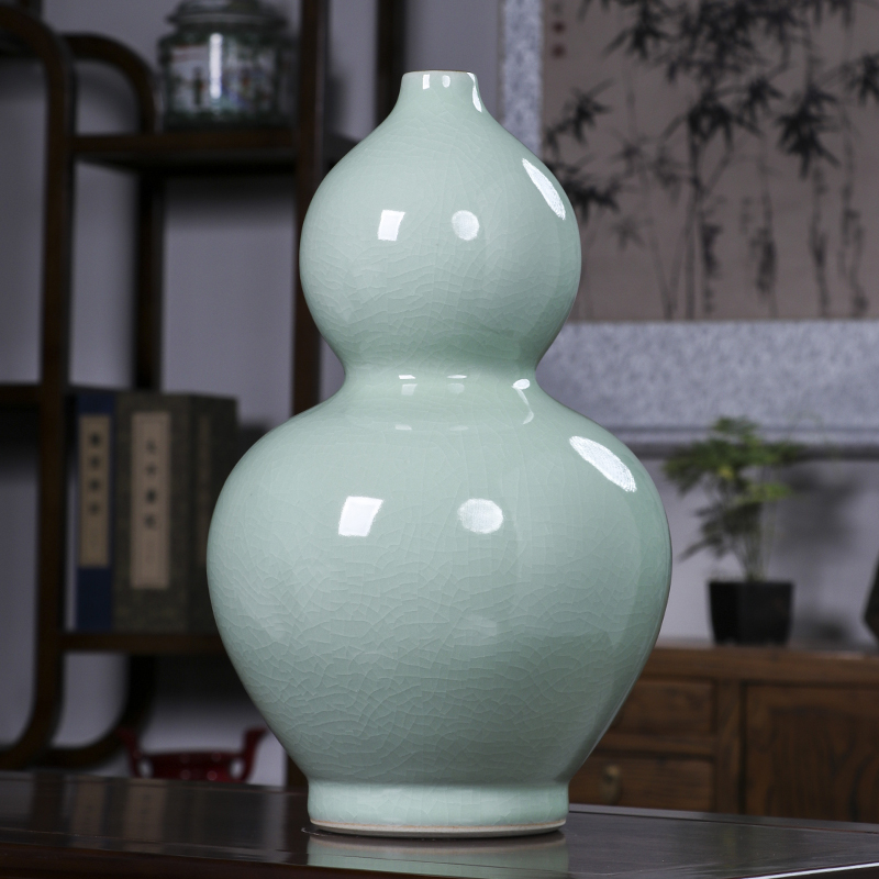 宋代美学青瓷花瓶葫芦