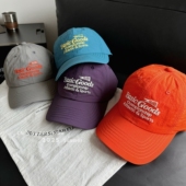 韩版 速干轻薄透气棒球帽男女同款 户外运动糖果色字母刺绣鸭舌帽潮