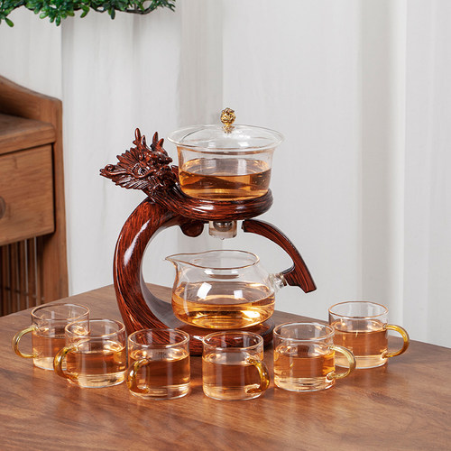 磁吸出茶不烫手自动茶具