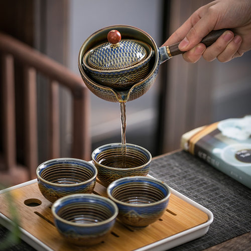 熊猫陶瓷功夫茶具家用泡伴
