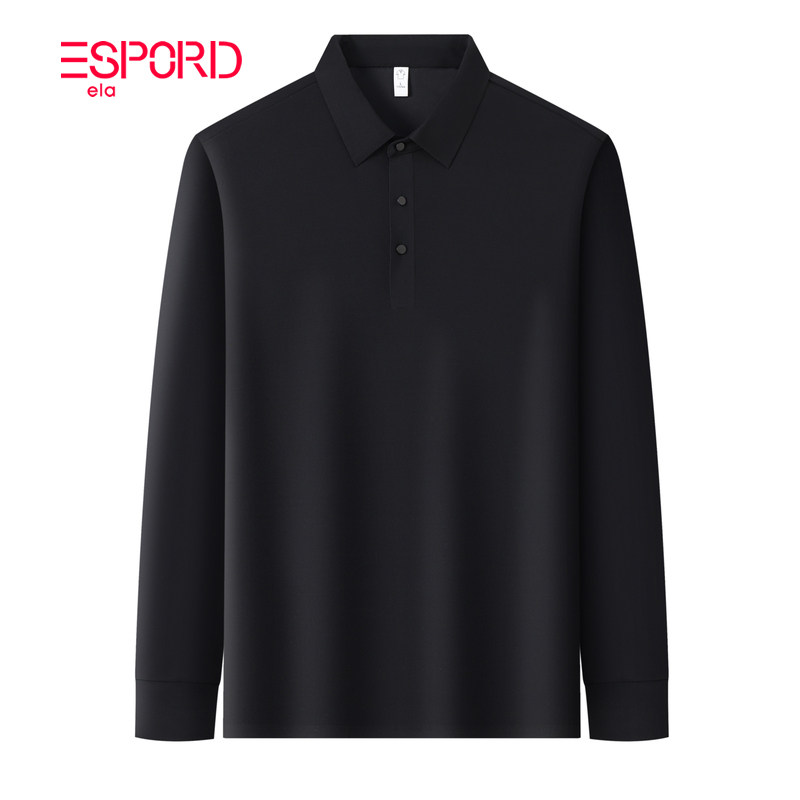 锦氨免烫抗皱男士长袖polo衫2025新款秋季翻领上衣男无痕百搭t恤,男装,Polo衫,淘宝优惠券,粉丝福利购,淘宝优惠卷