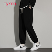 青年潮流加绒长裤 重磅宽松男士 子 新款 束脚卫裤 运动休闲裤 2025冬季
