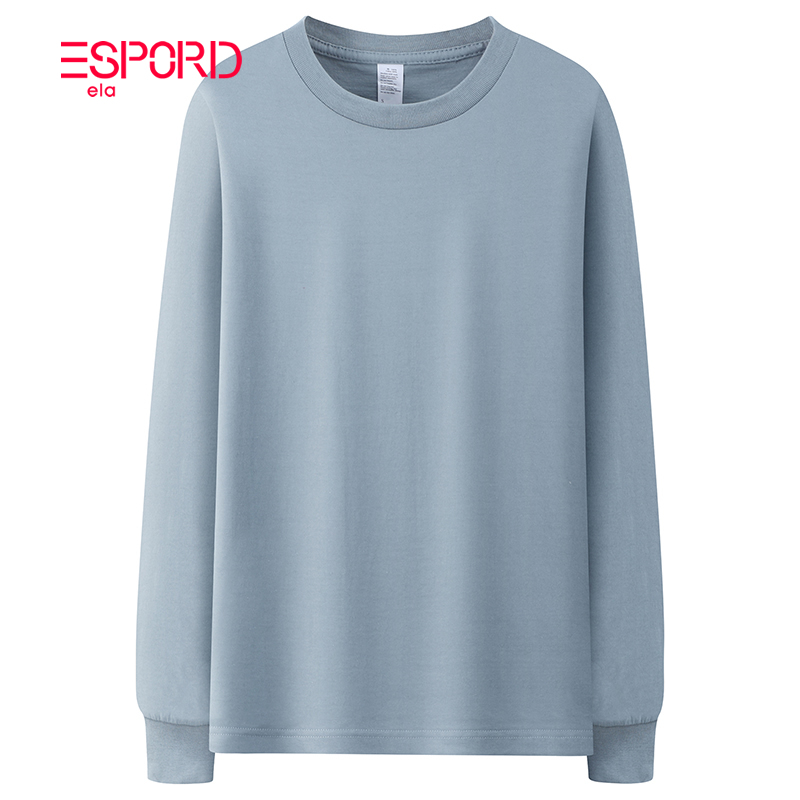 加厚圆恤黑白灰螺纹T恤打底衫