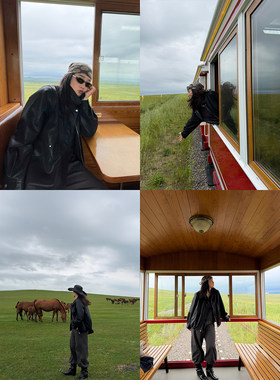 铅笔小鑫大码女装vtg气质翻领显瘦机车皮衣夹克显瘦大码外套